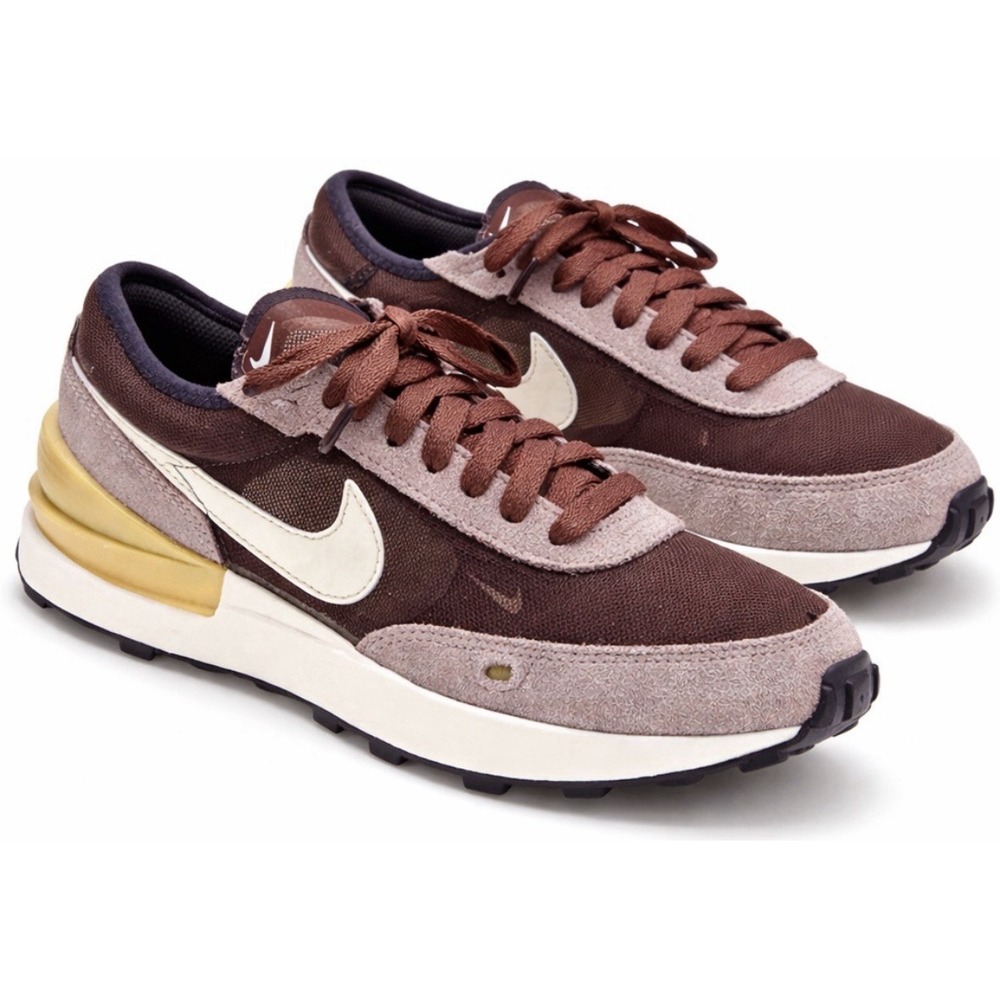 Nike Waffle One 5.5Y Women's 7 Brown Tan Retro Casual Running Athletic Lifestyle